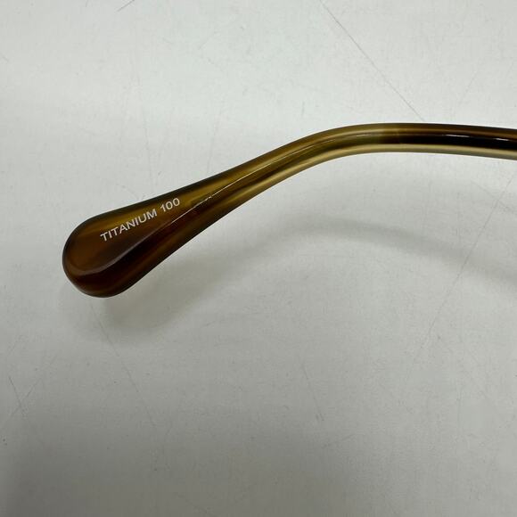 Oliver Peoples Redfield OV1129-T 5123 Unisex Brushed Gold Titanium 48-21-145 - Picture 10 of 12